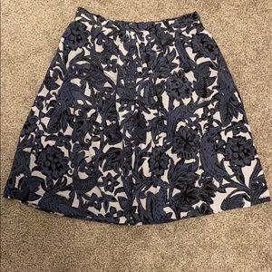 Burberry dove floral skirt